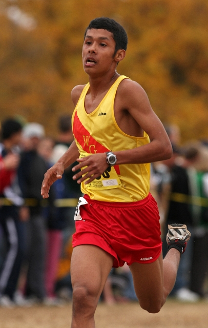 2009 CIF XC Boys D3-132.JPG - 2009 California CIF Cross Country Championships, Woodward Park, Fresno, California